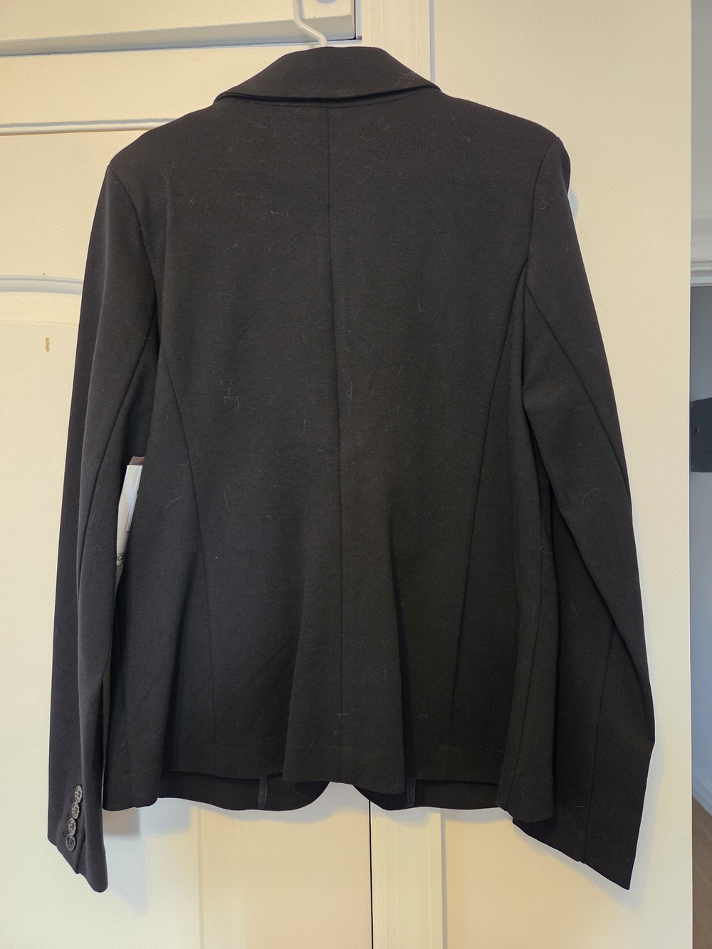 Nordstrom Black Women's Single-Button Suit Blazer - Picture 6 of 7